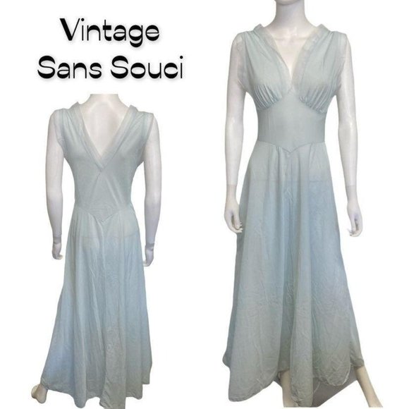 Sans Souci Dresses & Skirts - Vtg Sans Souci NWT nylon slip dress nightgown M